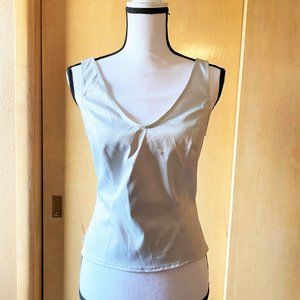 NWOT Sz 4 JS Collections Silver Satin Formal Tank